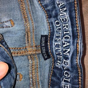 American Eagle Ripped Blue Jeans